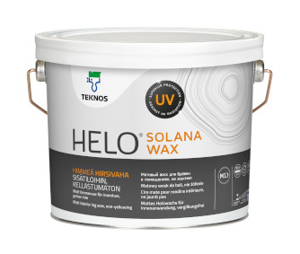 Матовый воск для дощатых и бревенчатых поверхностей HELO SOLANA WAX CLEAR